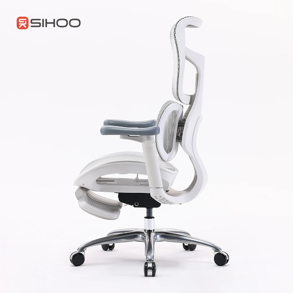 SIHOO S100 Ergonomic Office Chair with Ultra Soft 4D Armrests Dynamic Lumbar Support for Home Office Chair