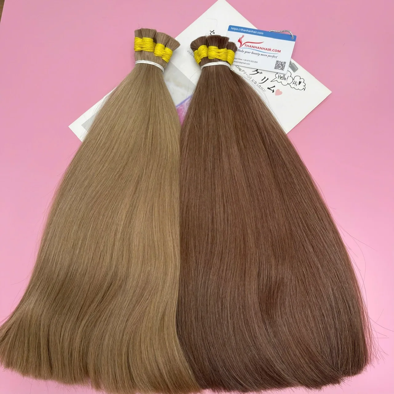 Wholeprice High Quality Bulk Hair Human Hair Hair Extension No Shedding No Tangles