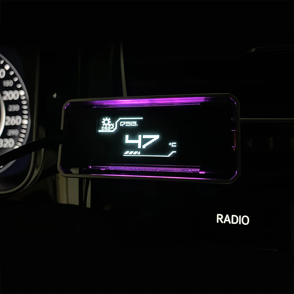 advanced gauge obd obd2 car temperature gauge car digital tachometer