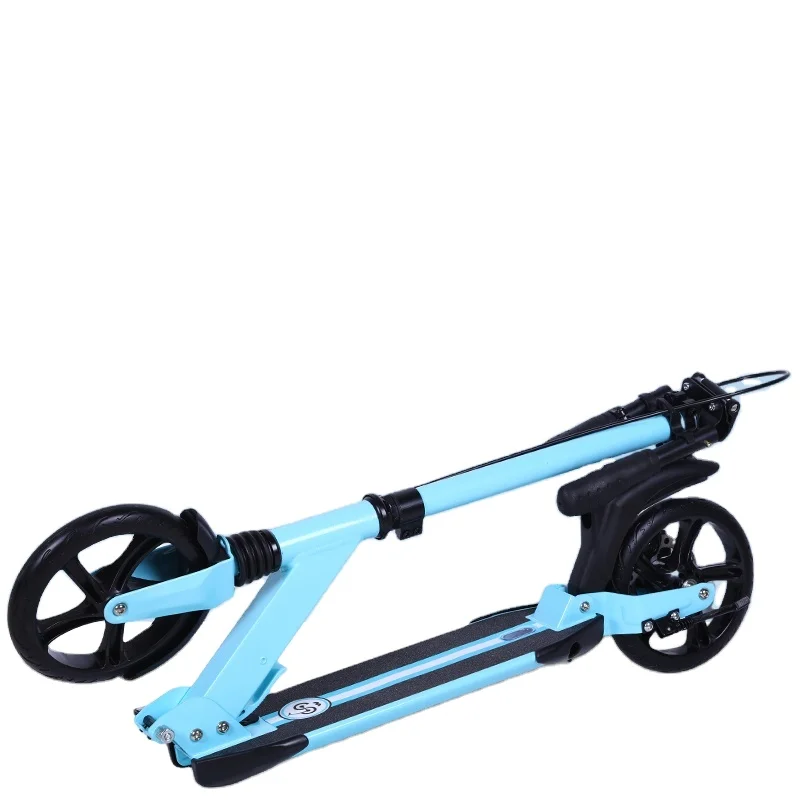 Wholesale 2 Wheel Scooter 200mm Big Wheel Kick Scooter with Shock Absorption