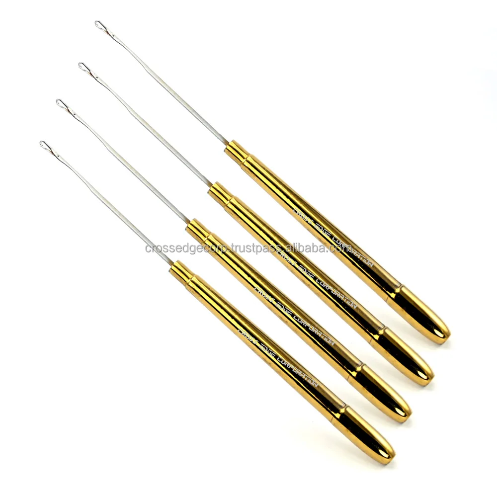 Wholesale Hair Extension Stainless Steel Smart Pulling Hook kit Feathers Crochet Extensions strong grip.