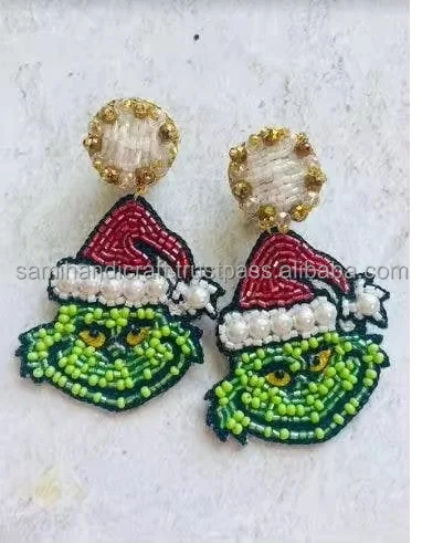 Серьги с бисером