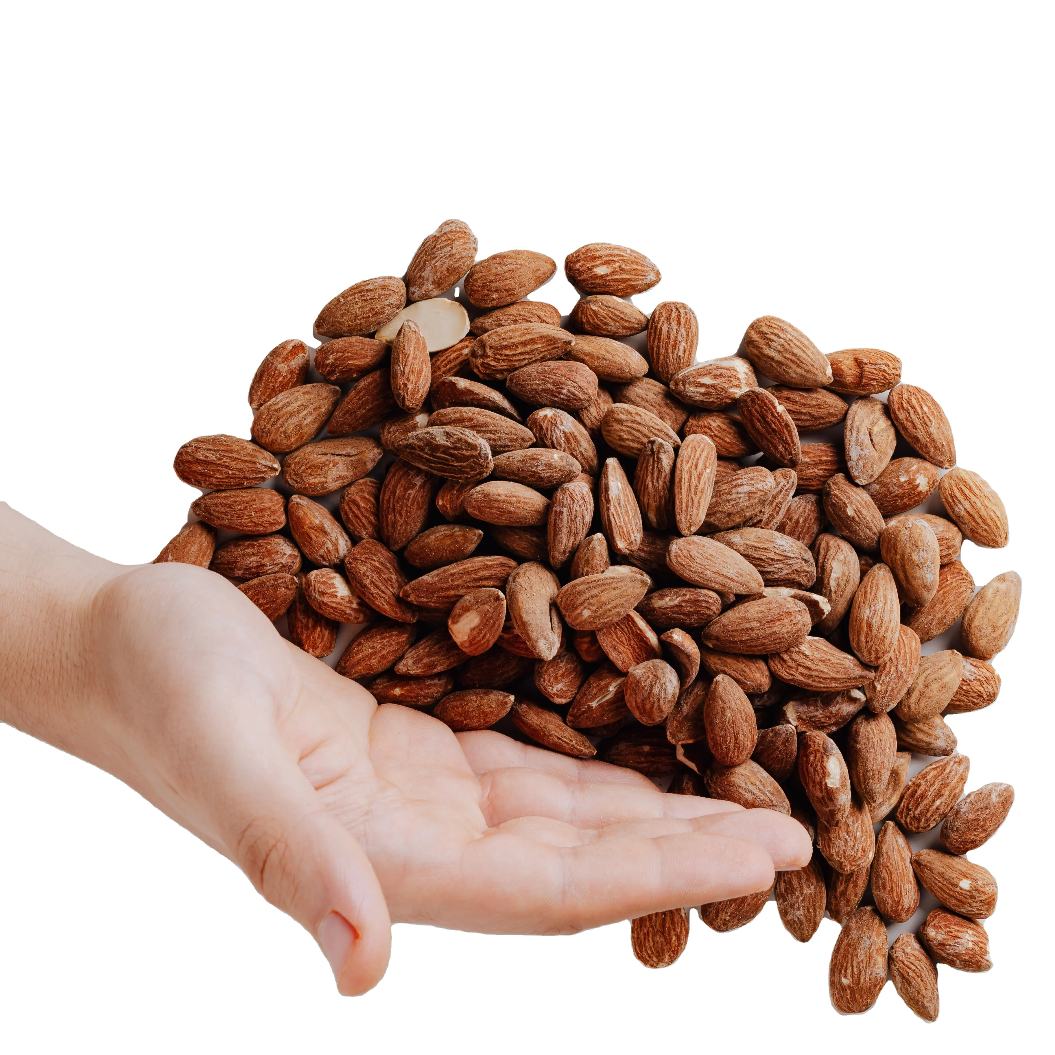 ALMONDS DELICIOUS PREMIUM QUALITY TURKEY WHOLESALE ROASTED SALTY ALMOND Grade a Almond Nuts AGROWELL TURKISH GOODS