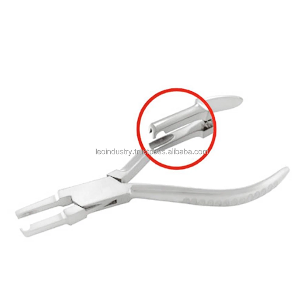 Щипцы из углеродистой стали с круглым носом никелированные железным покрытием многофункциональные щипцы зажимом