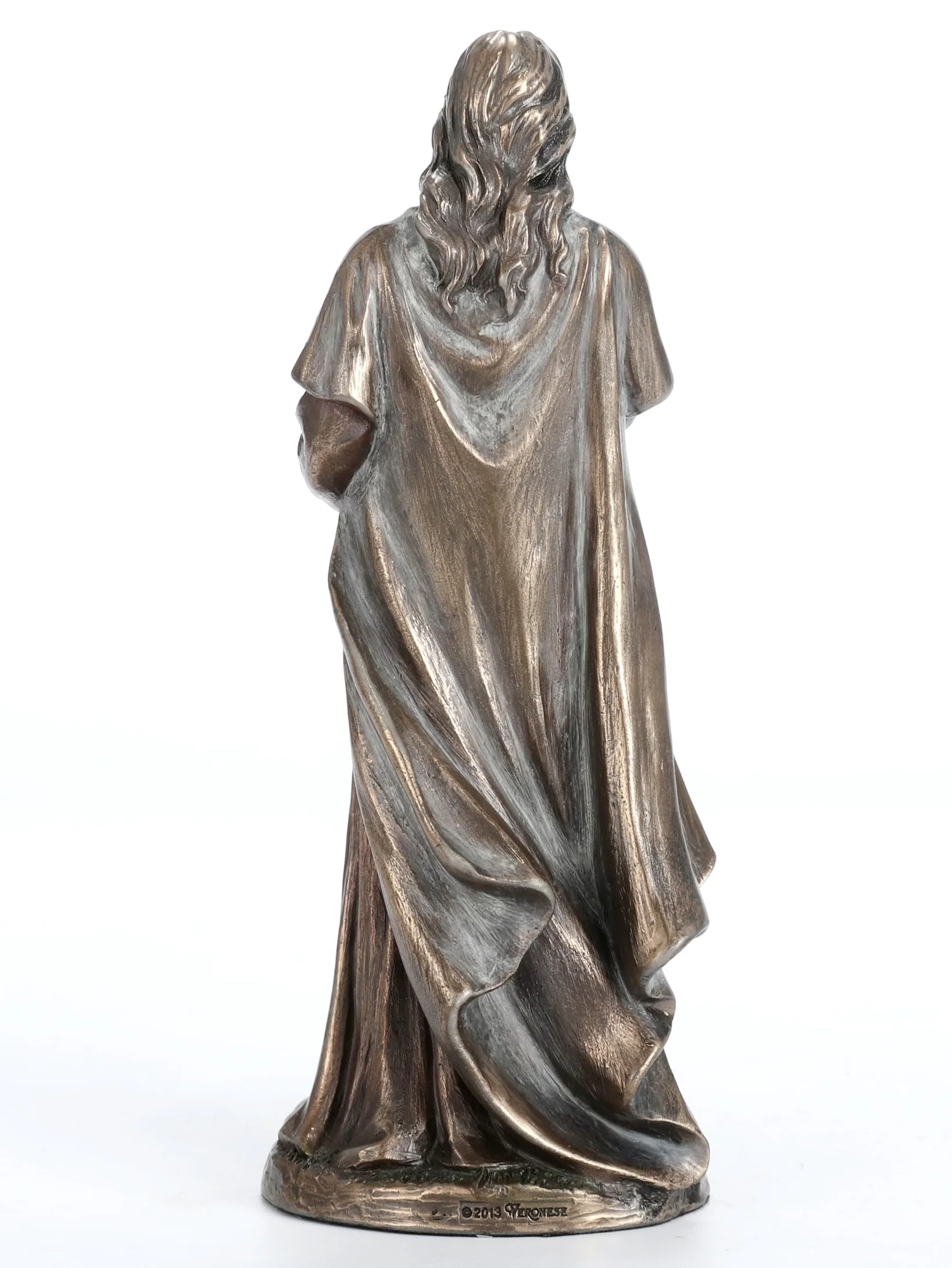 VERONESE DESIGN -JESUS HOLDING a LAMB - COLD CAST BRONZE OEM AVAILABLE