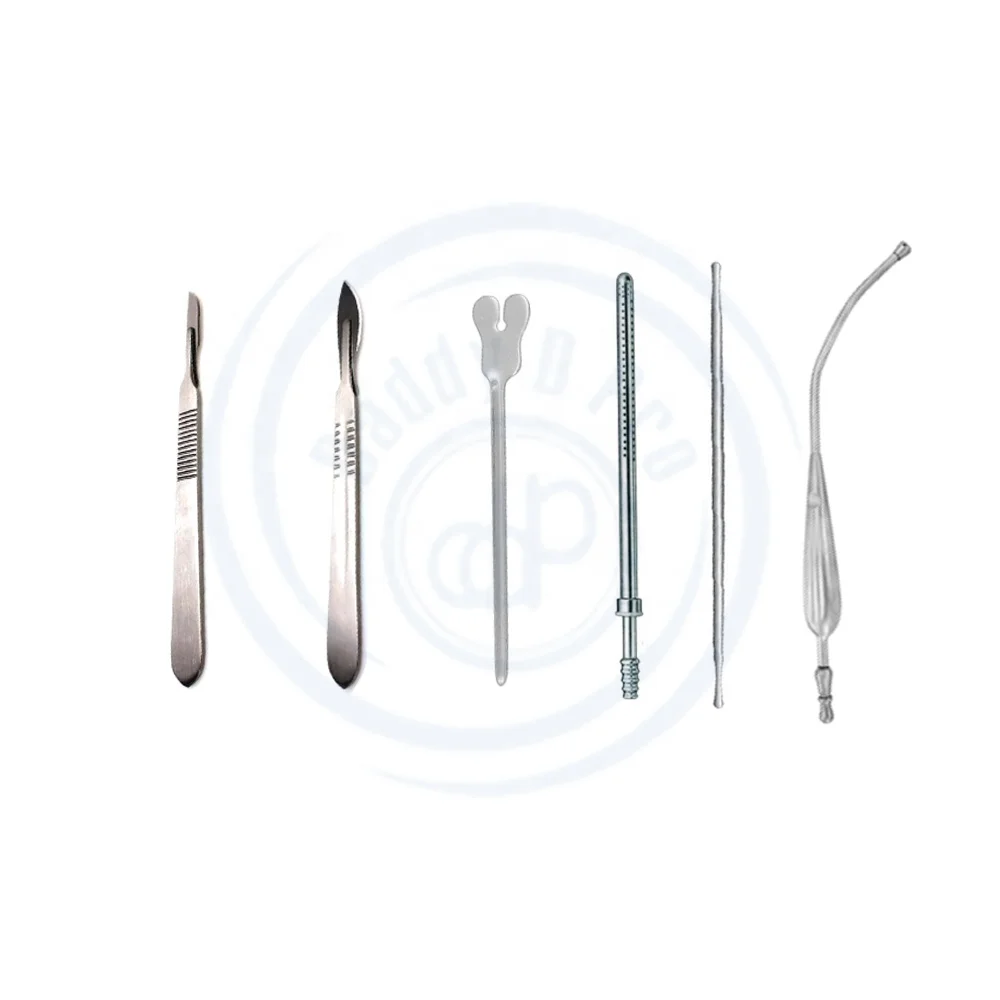 Professional 63 PCS German Stainless Steel Hospital Use General Basic Surgical Instrument Set Major General Surgery DADDY D PRO