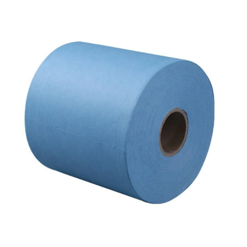 General Industrial Lint Free Wood Pulp Polyester Cleanroom cleaning Wipes Wiping Cloth Roll