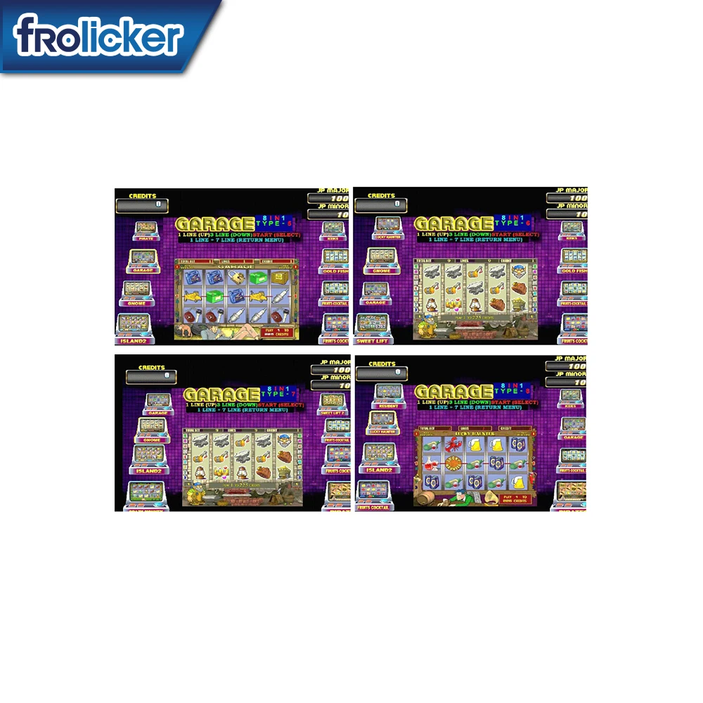 Coin Operated Video Game Garage Deluxe Multi 15 in 1 Game Board Sales tragamonedas maquina de juegos