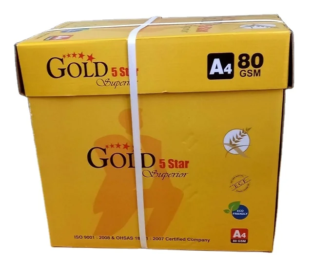 
Top Quality Brightness 100% A4 Copy Paper 80 gsm 500 Sheets 