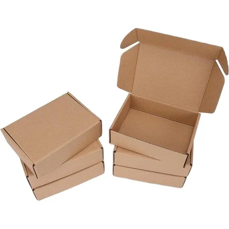 Free design custom brown corrugated shipping cardboard postal mailer box small mailing boxes for small business