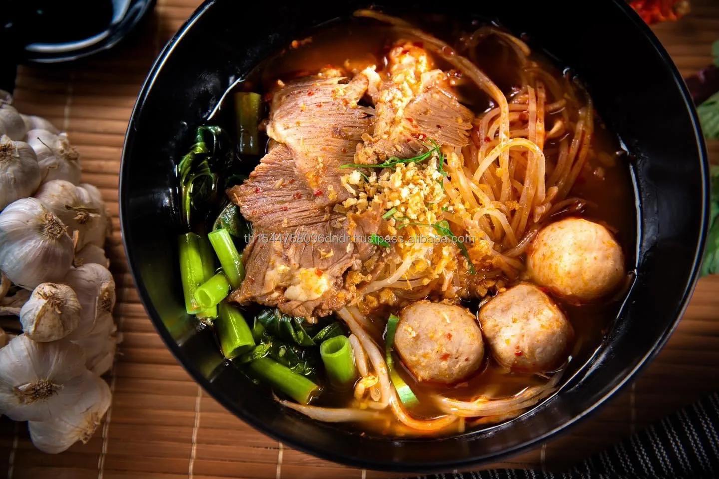 Thai Style  Boat Noodles Small Rice Thai Noodles Instant Food Easy To Cook  By Kanyok