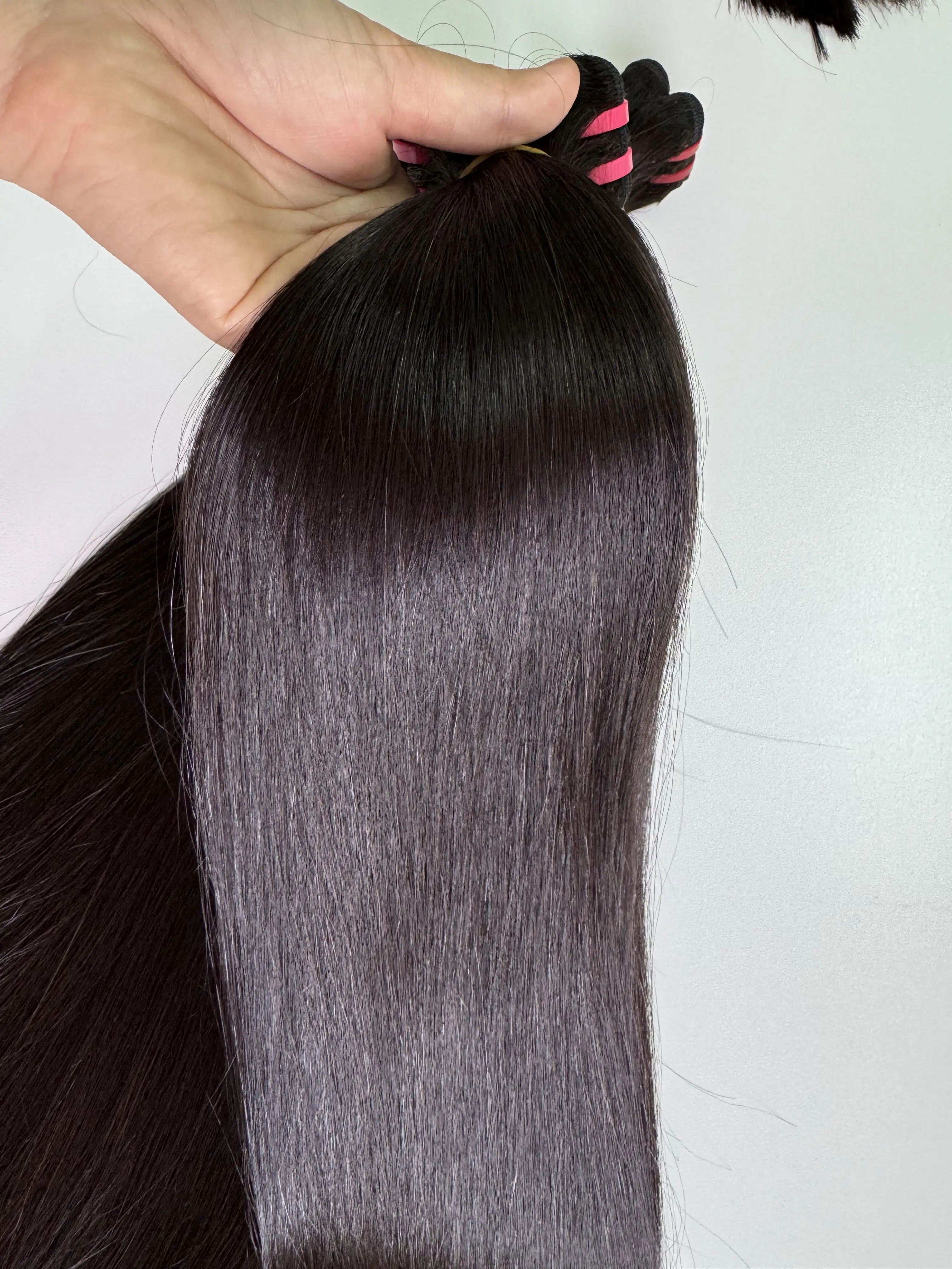 Hot Sale Human Remy Virgin Cuticle Hair Extensions Double Drawn Machine Weft Soft Loose Deep Waves Natural Curl Hot Selling HD