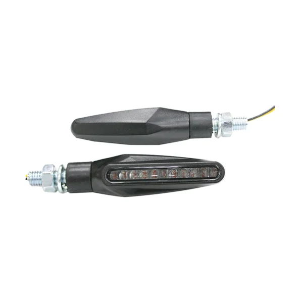 Universal Winkers(LED) Smoke Lens Black Base Motorcycle Indicator Lights Indicator Motorcycle