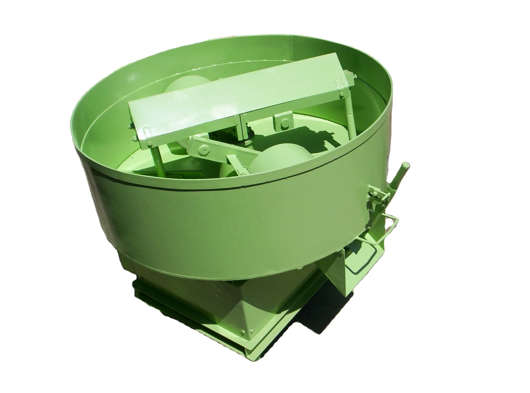 Planetary rotate pan mixer machine with electric power 3 Phase motor used for cement concrete mixing in batch production process