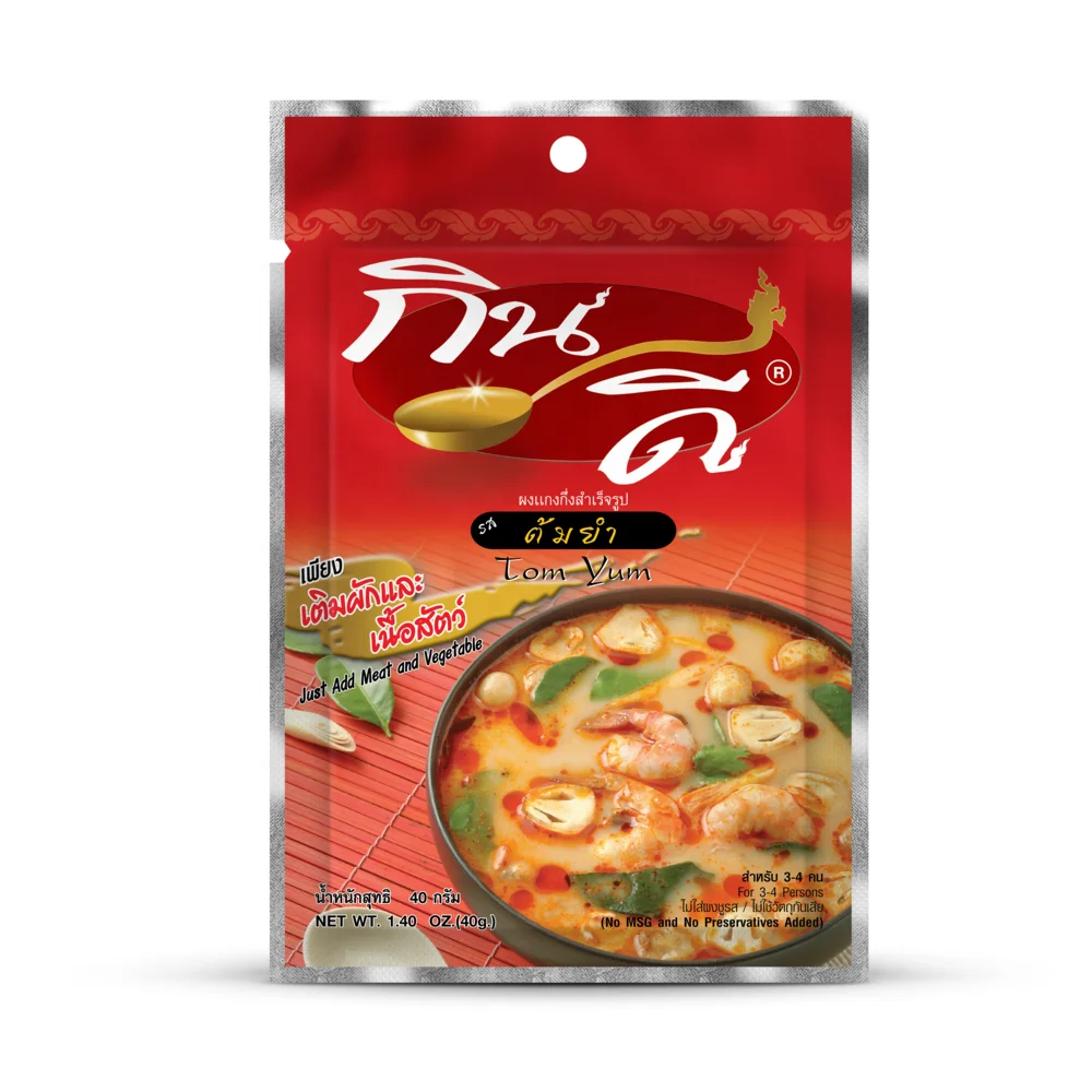 
Thailand Tasty Instant Curry Kin Dee Tom Yum 
