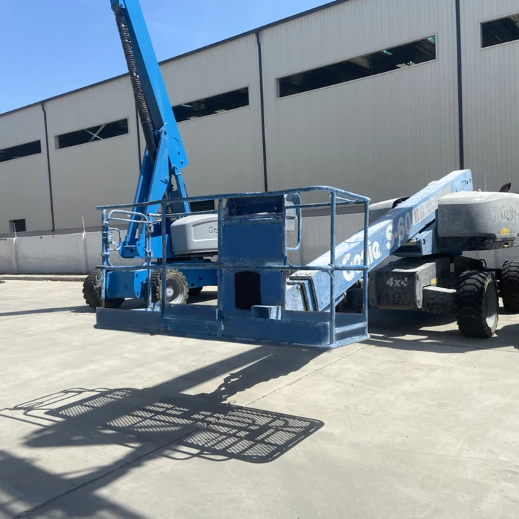 Genie Used Awp Lift Model S60 Self Propelled 20.5m Diesel Boom Lift, 2WD or 4WD  For Sale