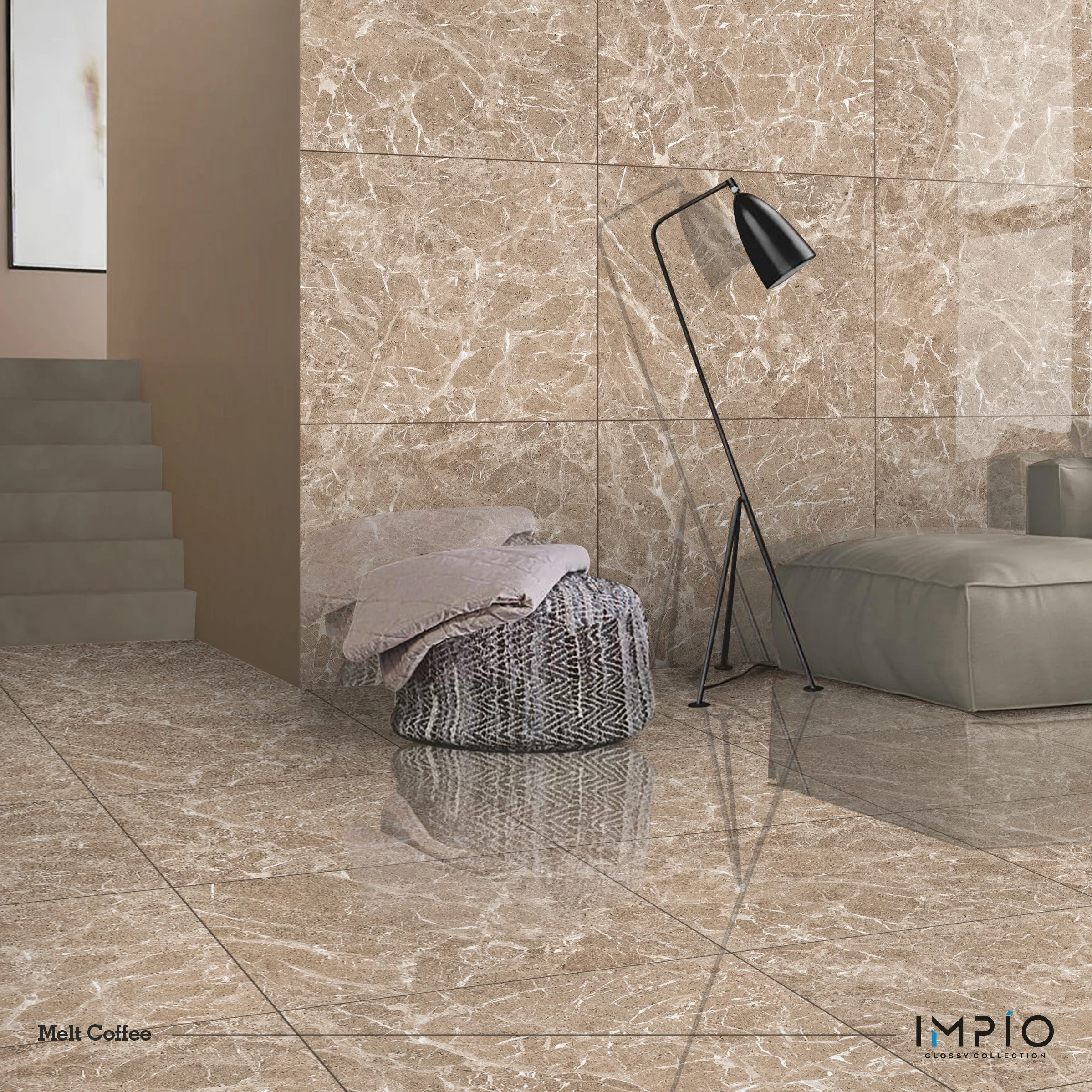 Новое поступление фарфоровая глянцевая плитка 600 Х600 мм для интерьера низкая Абсорбирующая кухня деревенская пола