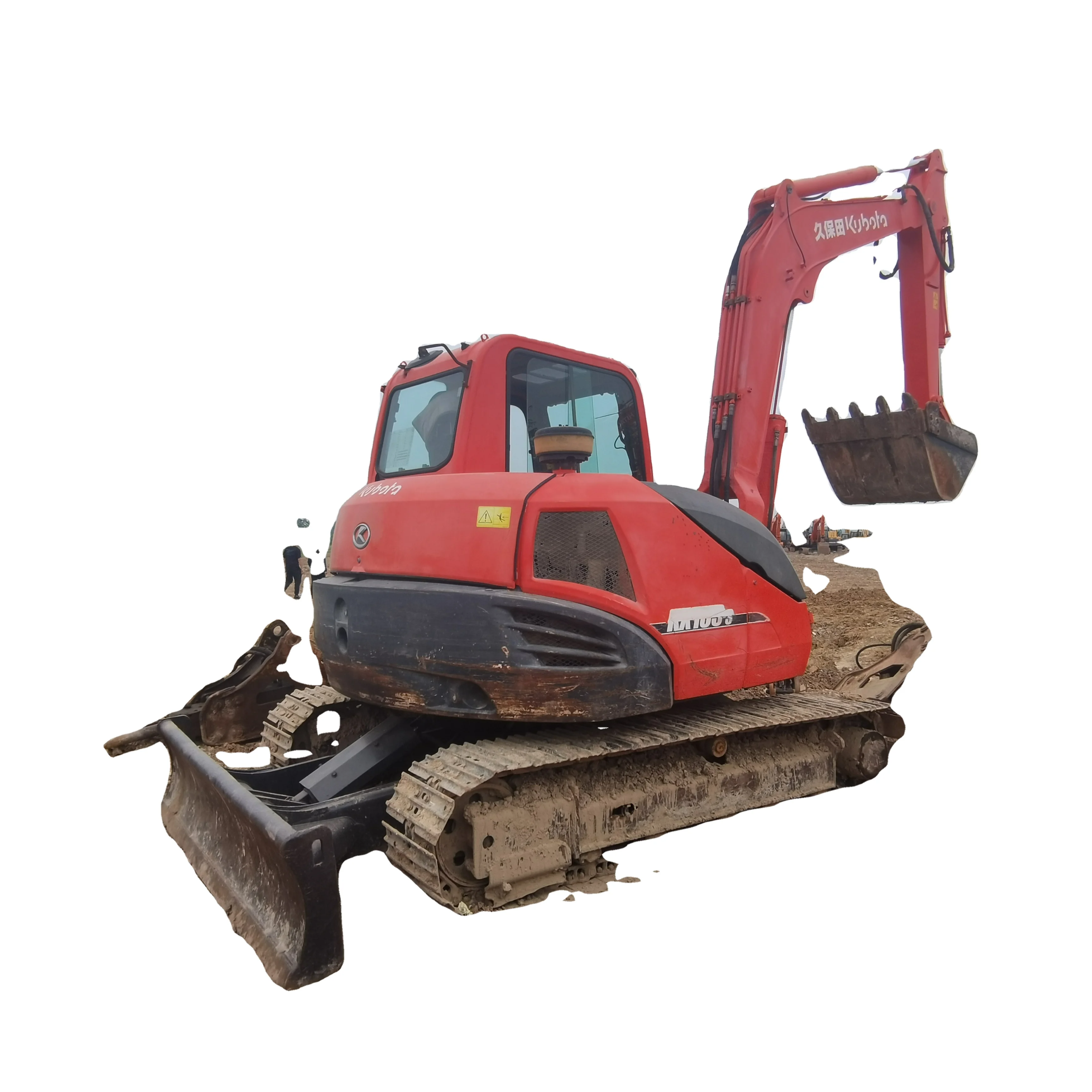 Маленький гидравлический гусеничный экскаватор Kubota kx185-3 б/у Kx185 8-тонный мини-экскаватор лидер продаж в Шанхае