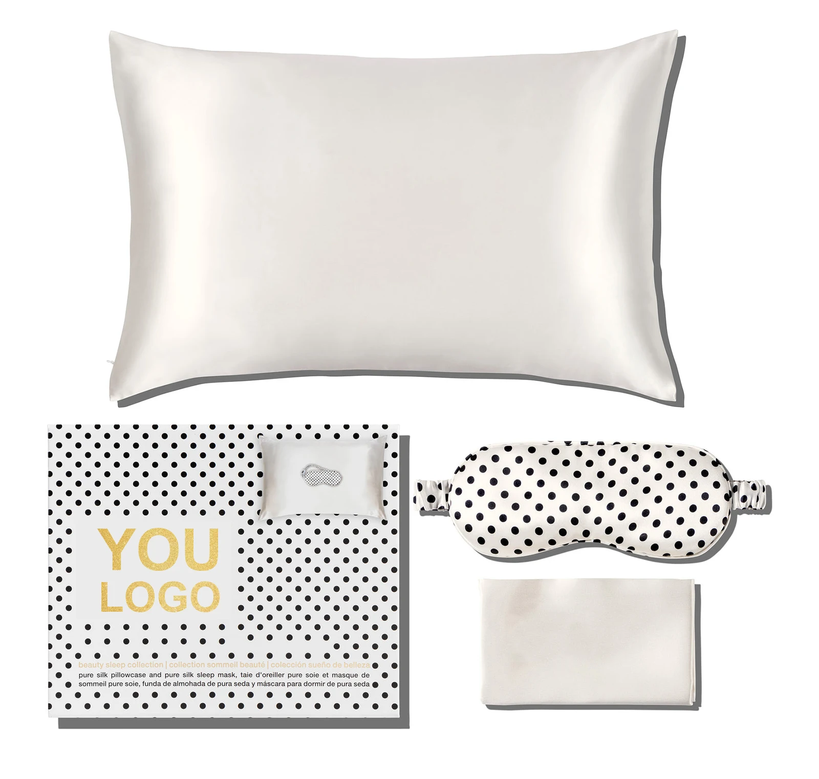 100% pure silk pillowcase Embroidered Silk Pillow Cover ECO-Friendly for Home Hotel Gift 1 Piece Pillow Cover