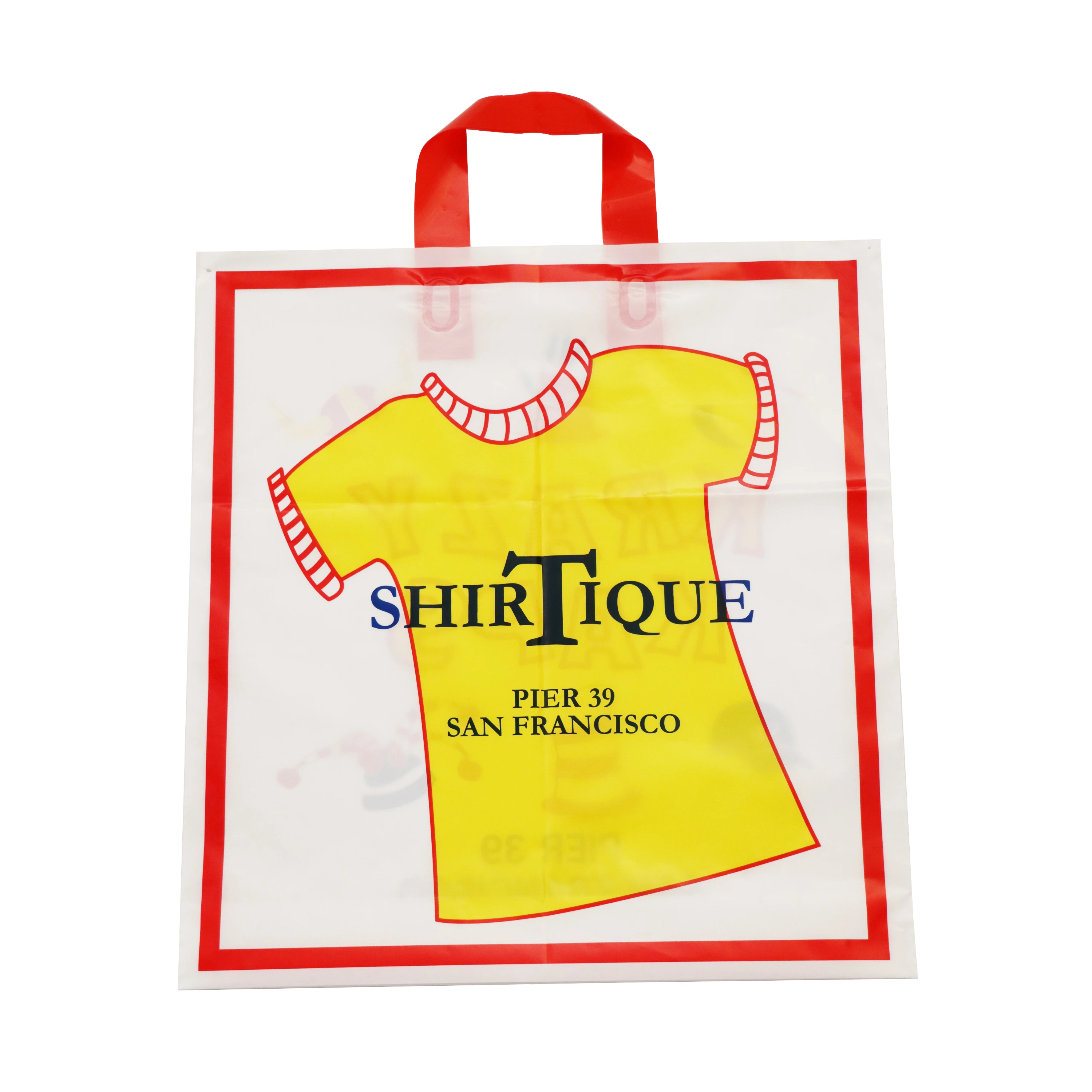 Shanghai China Manufacture Free Sample Hot Sale T-shirt Plastic High Quality Hdpe Plastic On Roll