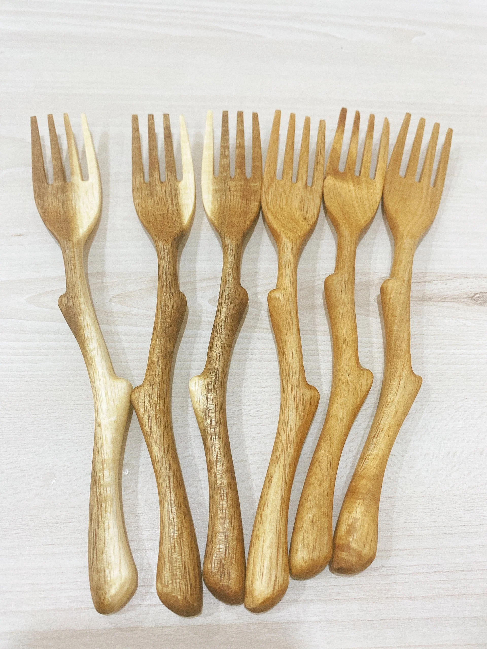 Small Wooden Tea Spoon / Folk Serving Wooden Utensils For Daily Use 100% Natural and Eco-Friendly from Vietnam
