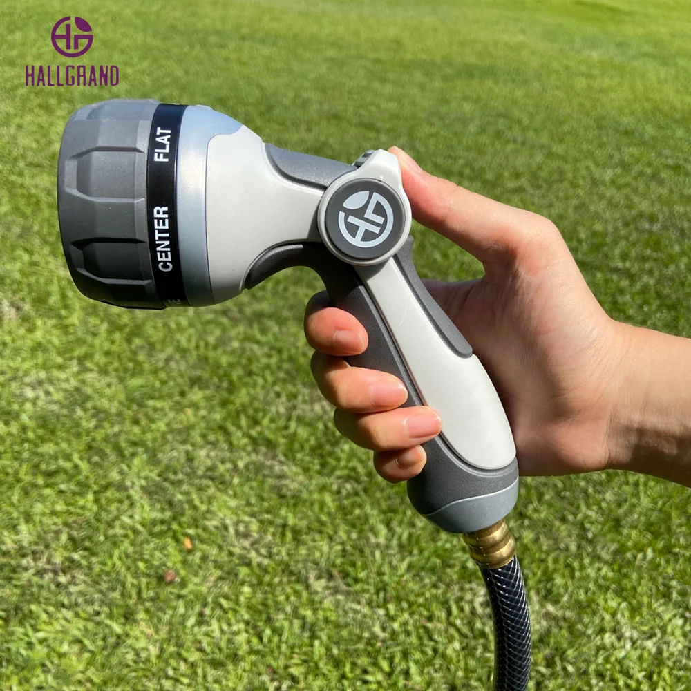 Powerful Thumb Control 7-Pattern Garden Water Gun Ultra-Light for Car Wash or Outdoor Use