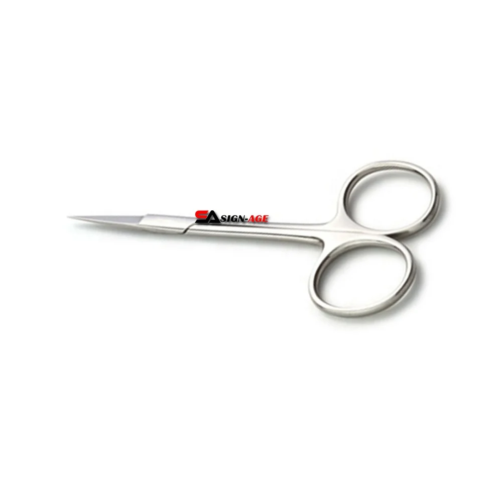 Top Rated 2022 Stainless Steel Eyebrow Scissors Beauty Scissors With Private Label & Packaging