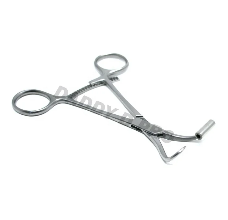 DADDY D PRO German Stainless Steel Bone Reduction Forceps K Wire Guide Clamp for Veterinary Orthopedic Surgery Instrument