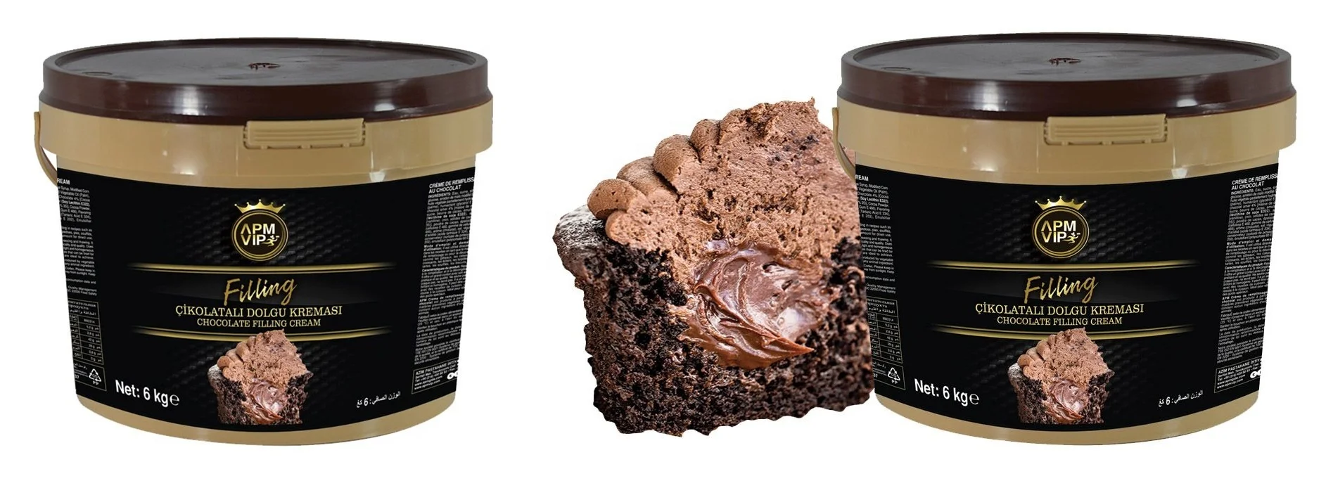 High Quality Certified VIP Chocolate Filling Cream (Cream Filling) For Pastry Sector And Related Industries From Turkey