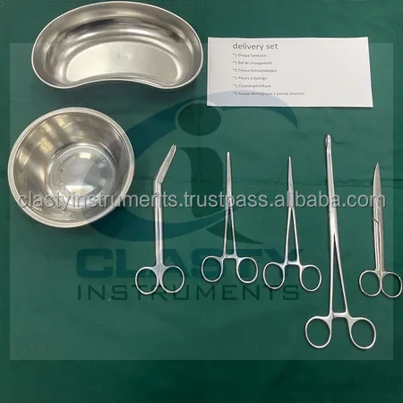 SURGICAL INSTRUMENT SET MEDICAL CONSUMABLES BASIC DELIVERY SET