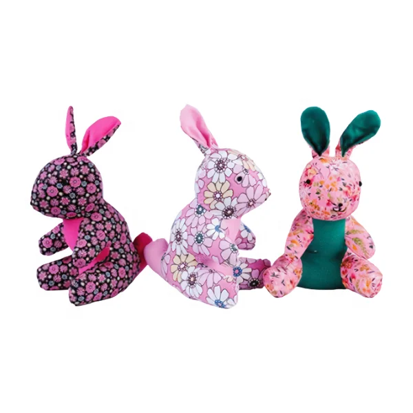 New 2024 Baby Bunny Plush Toy Rabbit Sewing Pattern Room Decor Plush Doll Birthday Gift for Children