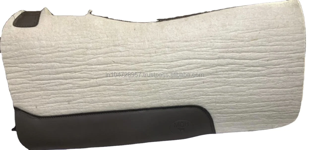 Австралийская шерстяная фетровая Подушка Западная кожаная нашивка Лучшая цена товары для конного спорта верховой езды подушка бочонка