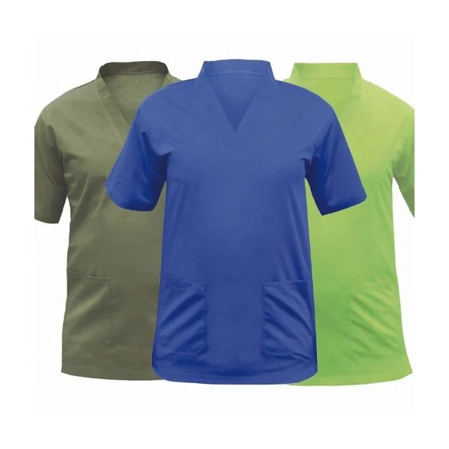 OEM ODM Fashionable Dentist Clinic Uniform Nursing High Quality Operation Theatre Gowns 100% Organic Cotton With GOTS Certified