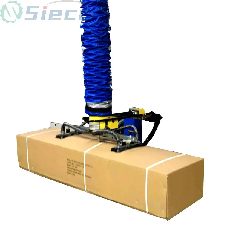 column mounted jib crane bulk bag suction cup vacuum tube lifter with 360 degree rotation