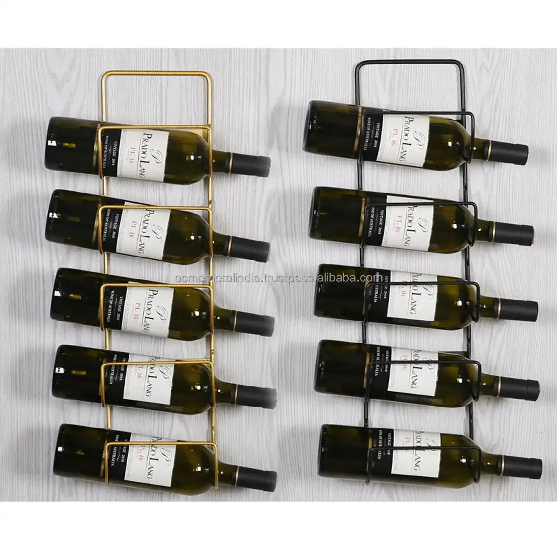  Настенный держатель для вина 5 бутылок органайзер хранения винтажный стиль бармена декор столовой столешница бутылки индивидуальный дизайн