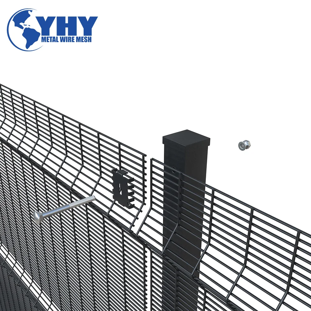 358 dense mesh anti-climbing small hole dense wire mesh prison airport fence