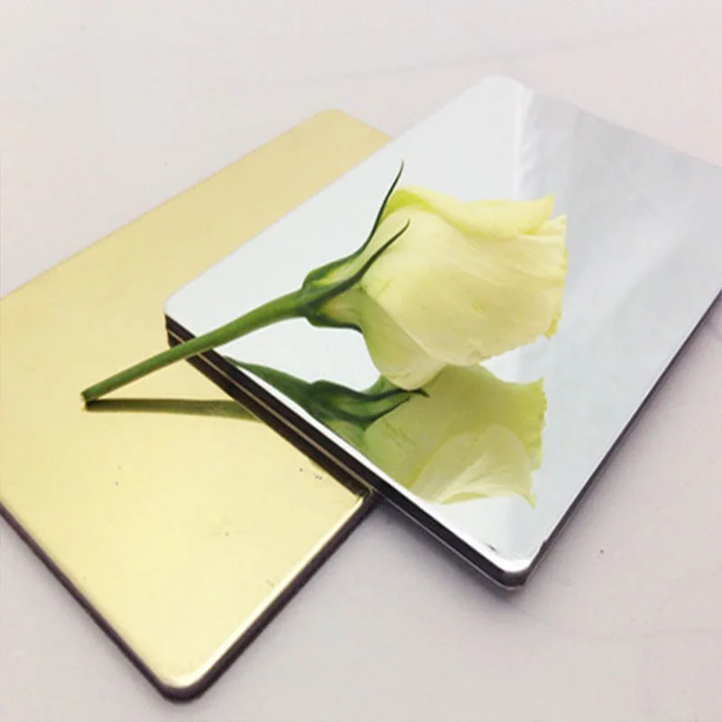 Henglicai лидер продаж 3 мм 4 5 полиэтиленовое покрытие alucobond украшение интерьера зеркальные алюминиевые композитные панели