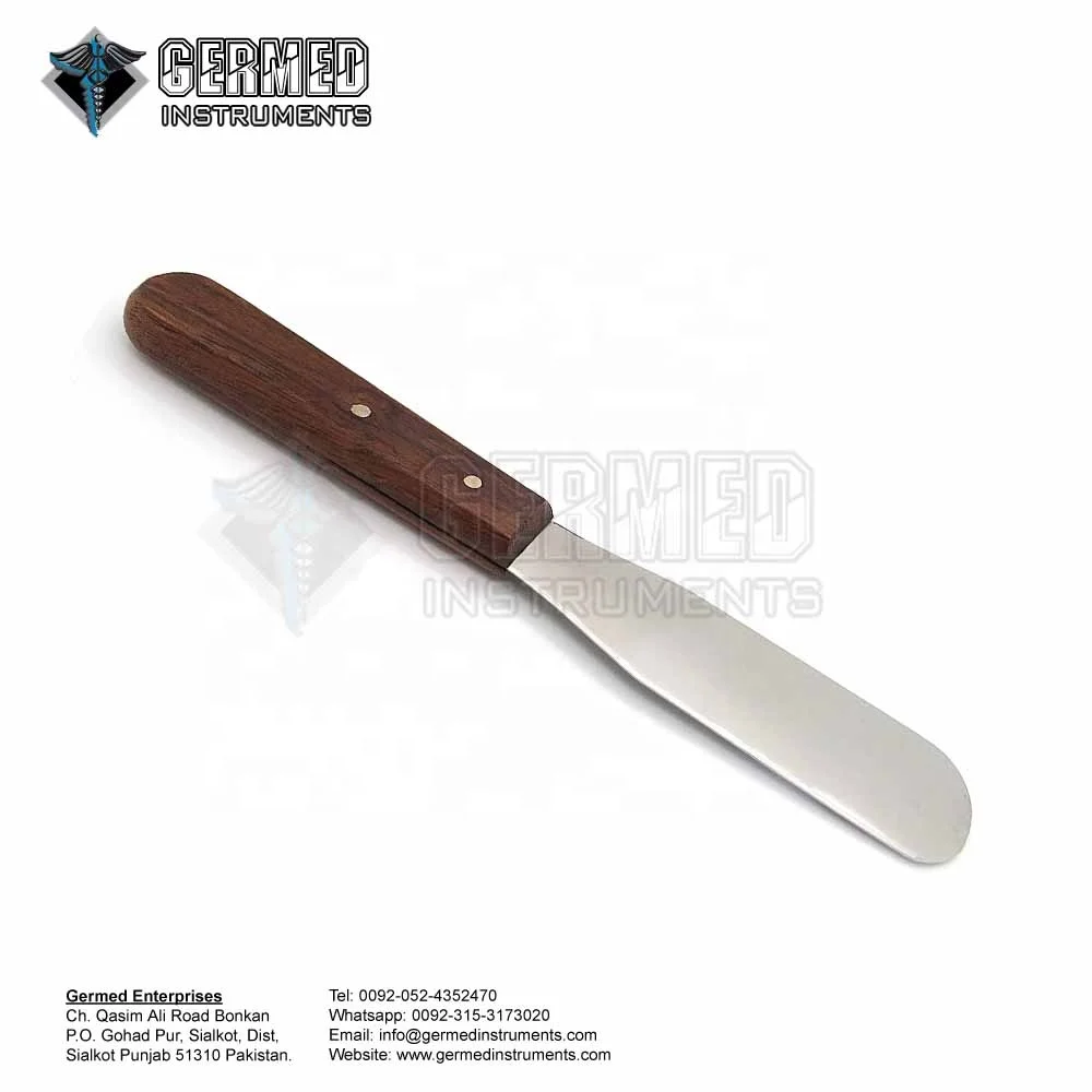 Manufacturer Supplier Sialkot Pakistan Made Dental Lab Spatula 11R Plaster Alginate Stainless Steel / Dental Mixing Spatula