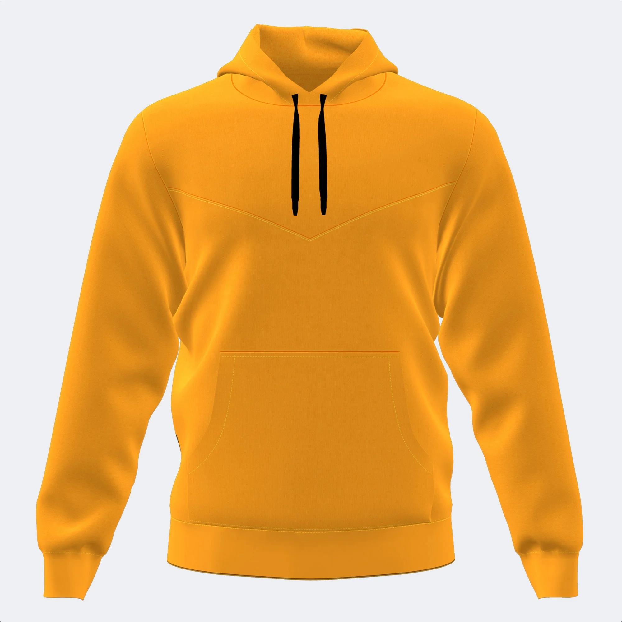 Breathable Regular Sleeves Casual Wear Solid Color Fully Customized Logo Pullover Hoodies For Men