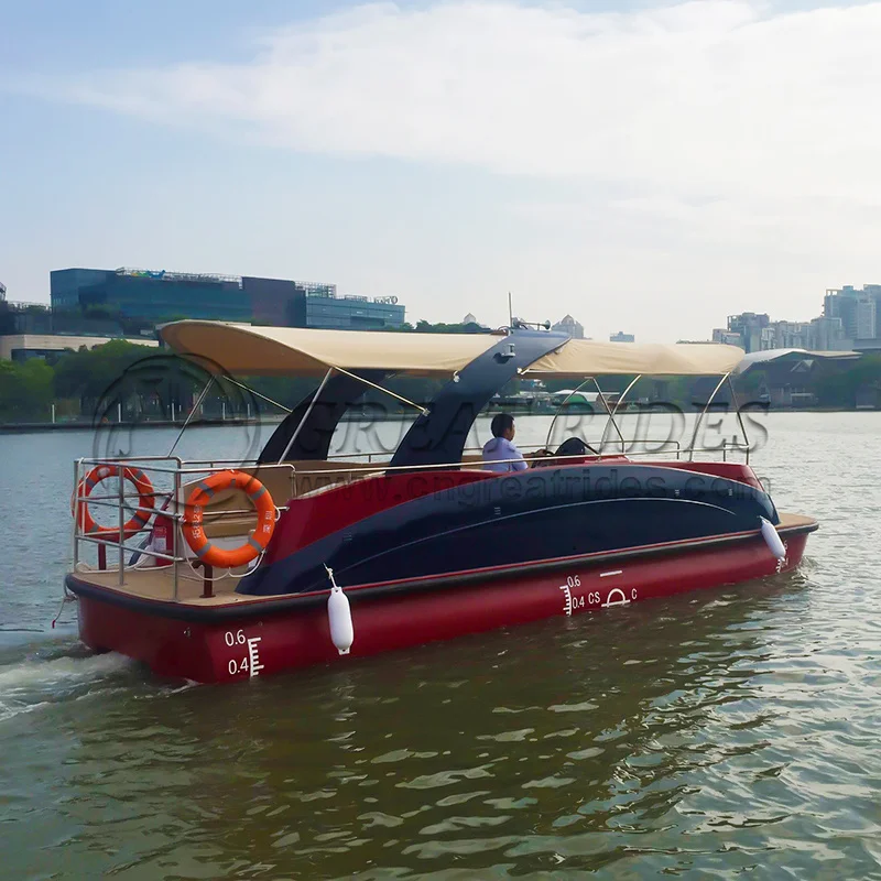 20 persons catamaran fishing boat for sale 8.18m/27ft catamaran passenger boat feiberglass sailing boat