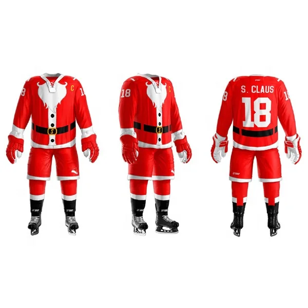 Custom Sports Wear Ice Hockey Wear Sublimation Ice Hockey Jerseys Uniform Field Hockey Training Equipment