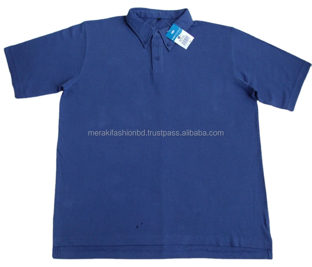 Cheap New Customs Plain design 100% Cotton Pique Wholesale, Brand New Polo T-Shirt from Bangladesh