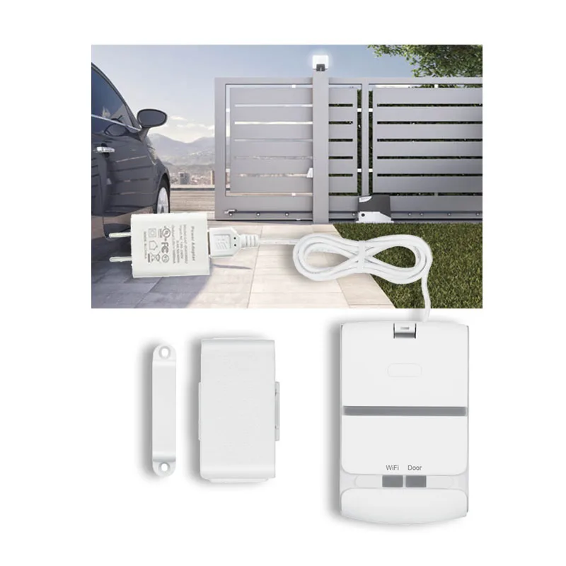 Tuya WiFi Smart Intelligent Automatic Remote Control Gate Controller Wireless Roll up Garage Door Opener for Sliding Door