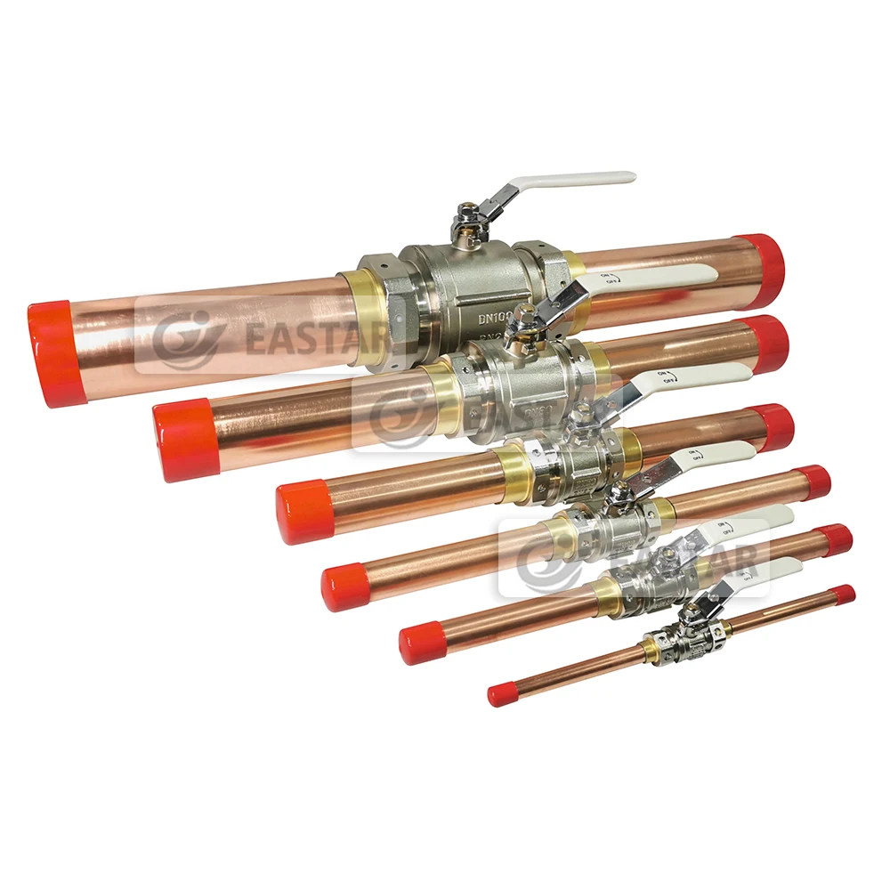 Two piece Brass Medical Isolation Valve with Oxygen Vacuum and Medical Air Medical Gas Shut off Valve