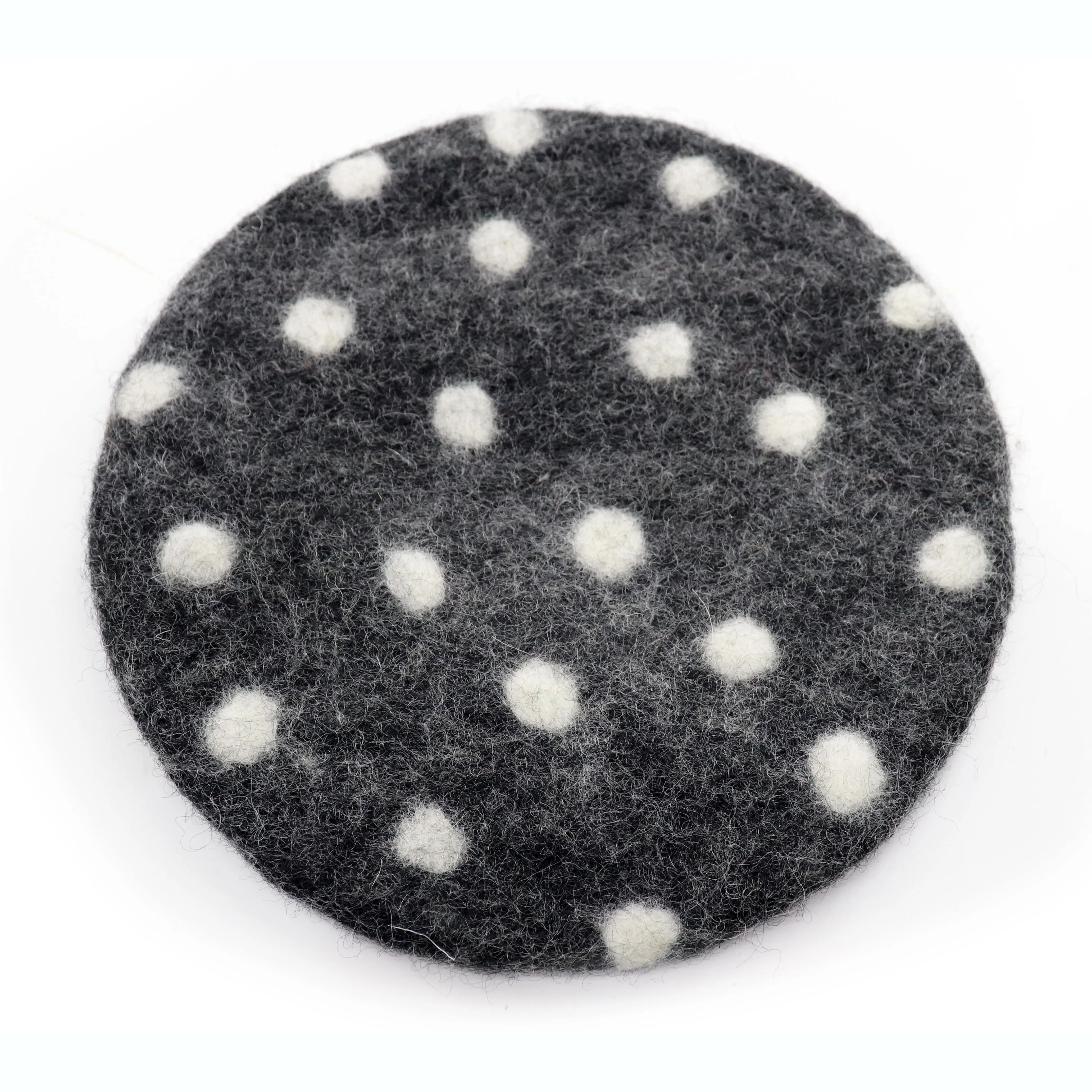 Newest high quality handmade eco-friendly heat resistant felt wool cup pot pan hot 10 cm Halloween Coaster set