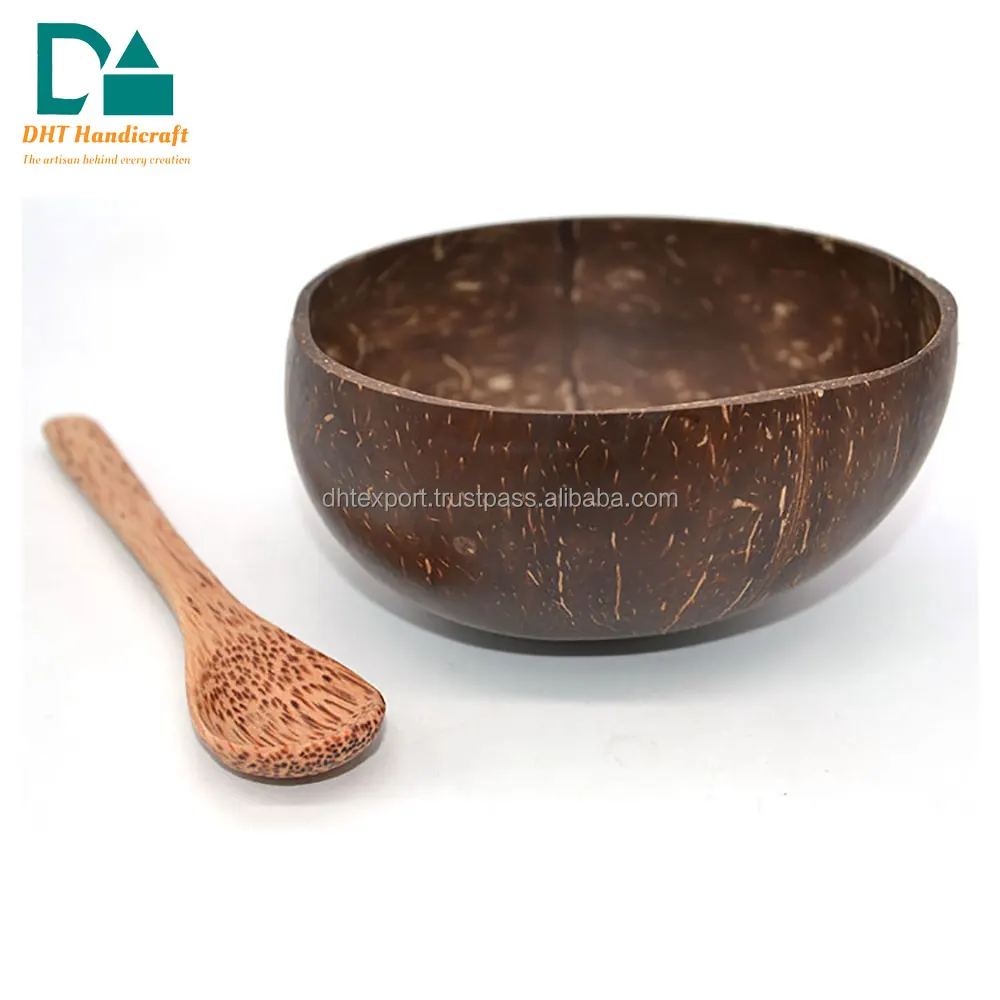 Миска из кокосовой скорлупы Dinnerwares изготовленная береговой тропический дизайн миска