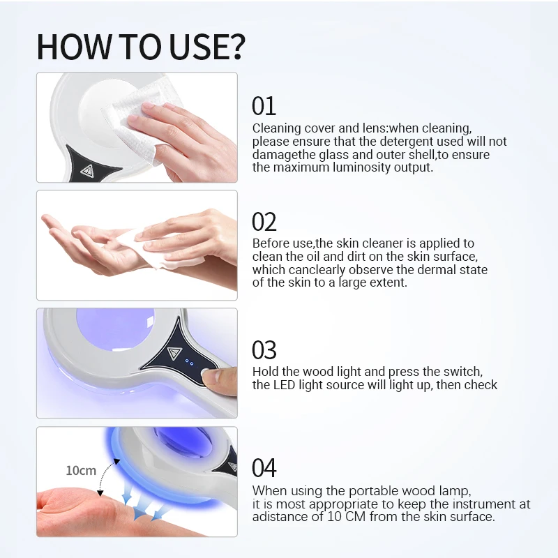 Skin Analyzer Machine Skin Examination Beauty Test Facial Magnifying Analysis