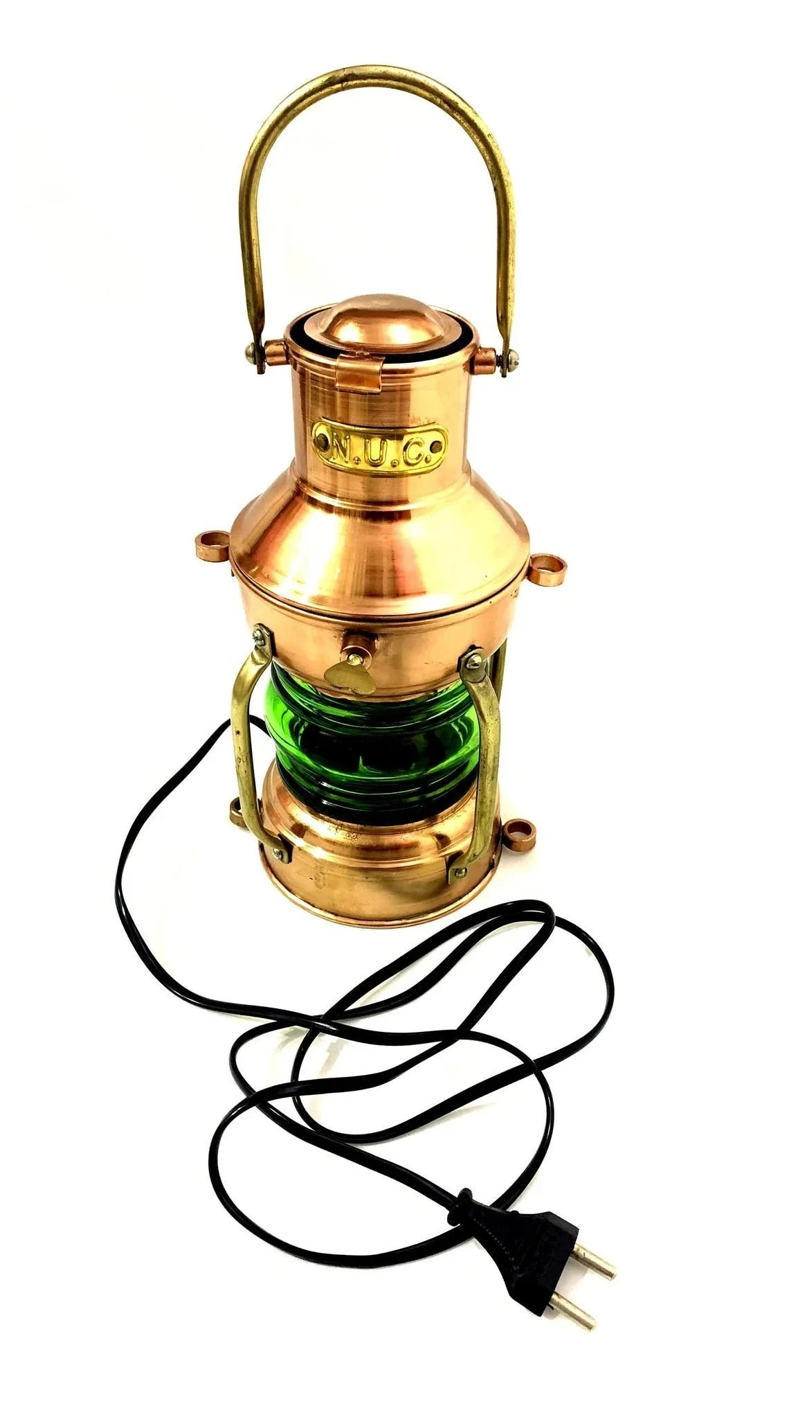 Maritime Ship Decorative Hanging Lamp Electric Boat Light for Wall Use Glass Home Style Desktop Lantern and Handicrafts