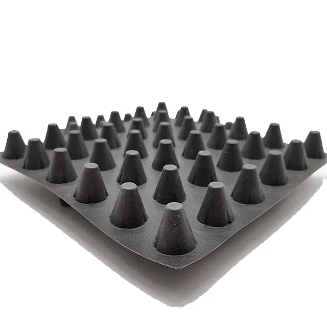 Plastic Sheet HDPE Drainage Board Dimple Membrane Eco-friendly Material Waterproof