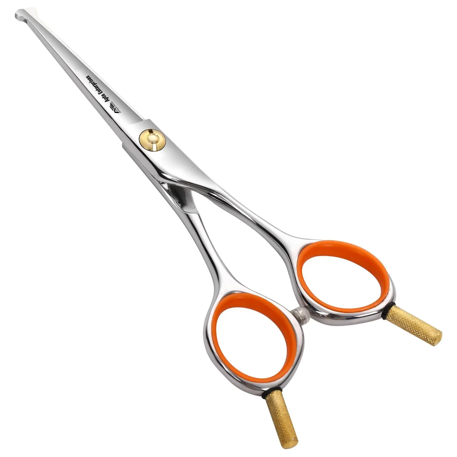 5 Inches Small Straight Scissors Lightweight Dog And Cat Grooming Scissors With Safety Round Tip Stainless Steel Sharp Blades